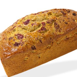 Pear & Raspberry Banana Bread