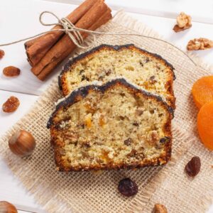 Walnut & Mixed Fruit Banana Bread